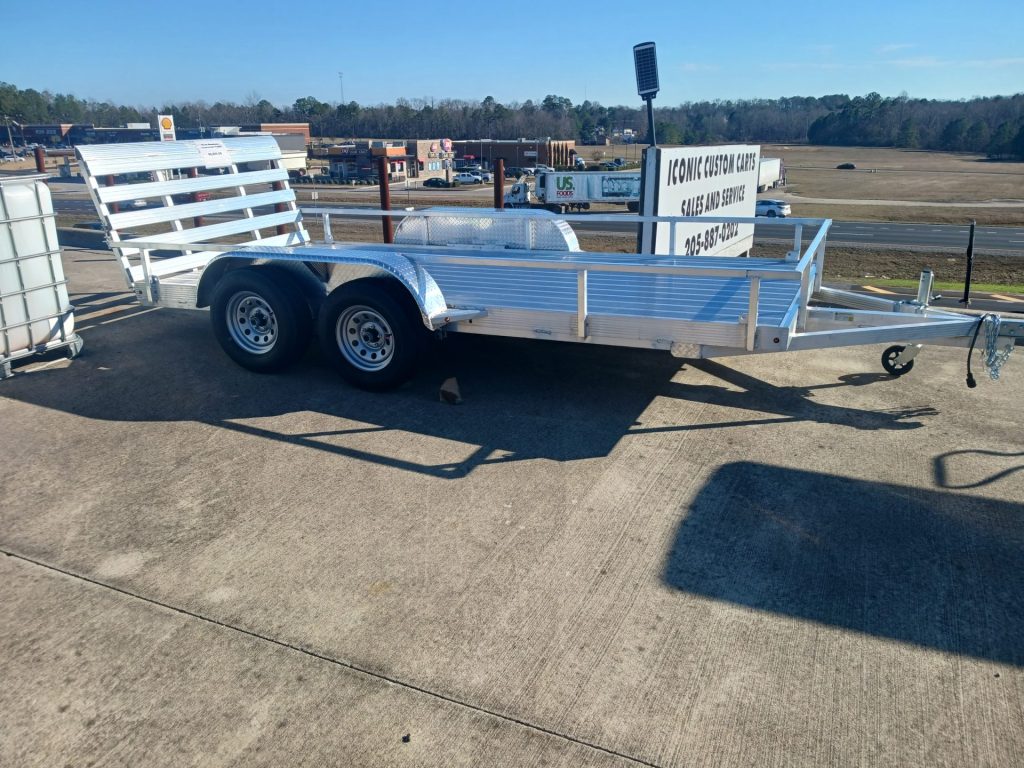 14' Aluminum Tandem Axle Trailer Iconic Carts